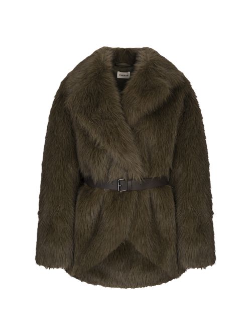 Giacca ecopelliccia Portal P.a.r.o.s.h. verde oliva P.a.r.o.s.h. | PORTALD431725807 FANT VERDE OLIVA